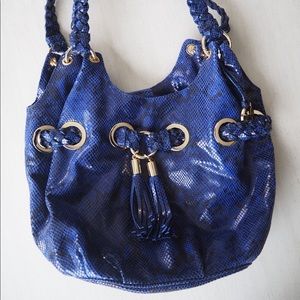 NWOT Python MK embossed leather bag